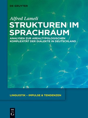 cover image of Strukturen im Sprachraum